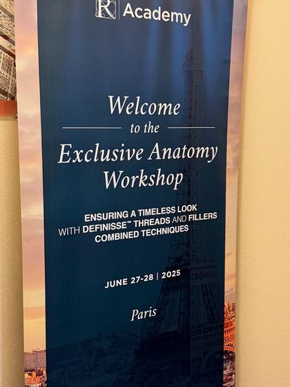 The exclusive anatomy workshop in Paris provided deep insights into ensuring a timeless look with combined thread and filler techniques. This is the level of expertise I bring back to my patients.