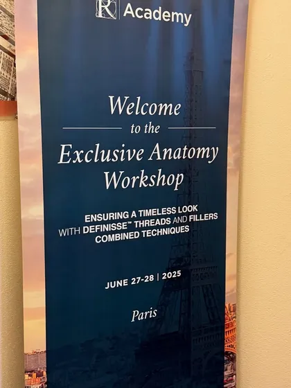The exclusive anatomy workshop in Paris provided deep insights into ensuring a timeless look with combined thread and filler techniques. This is the level of expertise I bring back to my patients.