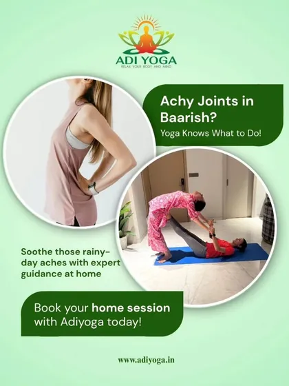 Achy joints during the Mumbai baarish? You are not alone. I provide expert guidance at home to soothe those rainy-day aches with gentle, effective yoga poses, like this assisted backbend that helps open up the spine and relieve stiffness.