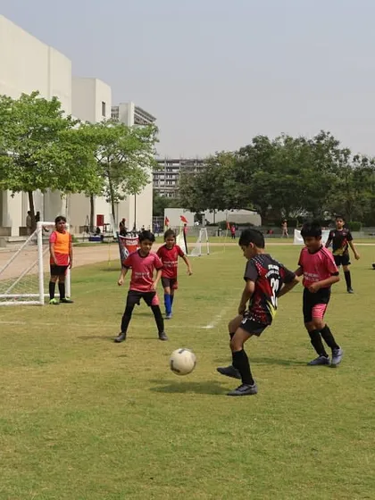 The action from Week 3 of the DFA League. This image captures the intensity and focus of our players as they compete, putting their training into practice.