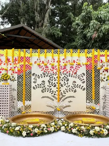 Flinters Management - Custom Wedding Design & Decor Vibrant Haldi Carnivals photo 44