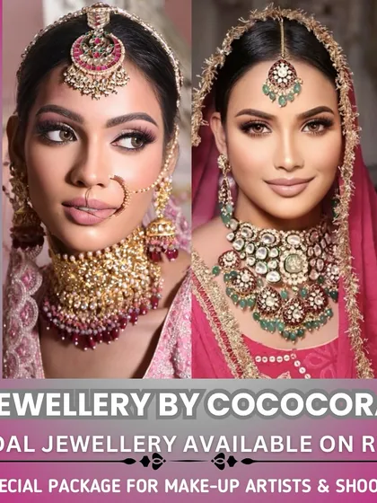 I provide a wide range of bridal jewellery for rent, perfect for both brides and for professional use. Special rental packages are available for makeup artists and photoshoots to create diverse and beautiful portfolio looks.