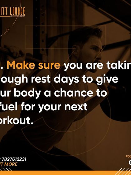 Pro Tip 3: Make sure you are taking enough rest days to give your body a chance to refuel.