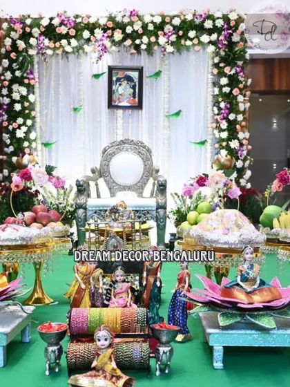 Dream Decor - Traditional & Ceremonial Decor Baby Blessings: Seemantha & Naming Ceremonies photo 6