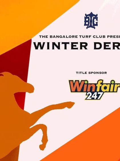 The official poster for the Winter Derby, presented by Winfair247. Our design team works with sponsors to create compelling co-branded marketing assets.