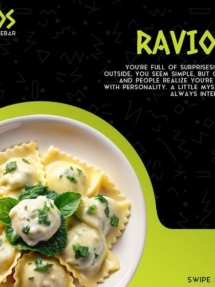 Full of surprises. Our ravioli might seem simple, but one bite reveals a personality packed with flavor.