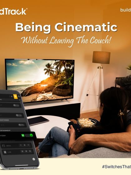 Bring the theater home with perfect lighting. Our app helps you create the perfect ambiance for a blockbuster experience, right from your couch.