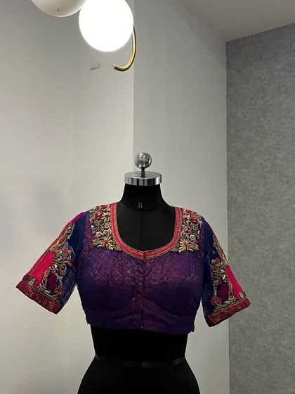 Bhargavi and Poorvika - Ethnic & Fusion Wear Rental Statement & Handcrafted Blouses photo 23