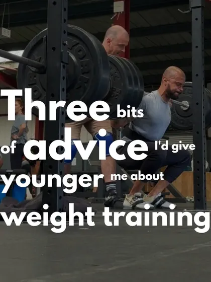 Here are three key pieces of advice for weight training. Keep warm-ups simple and specific, ensure your working sets are hard with maximal intent, and don't rush progressive overload. Patience and consistency are more important than complexity.