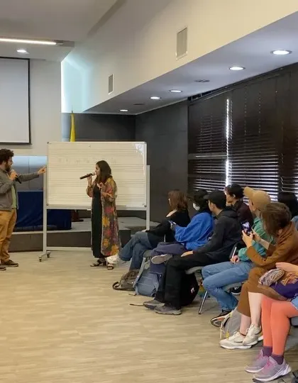 The room is full of curious minds. I believe teaching is about holding space for questions and fostering a deep sense of musical curiosity in every student.