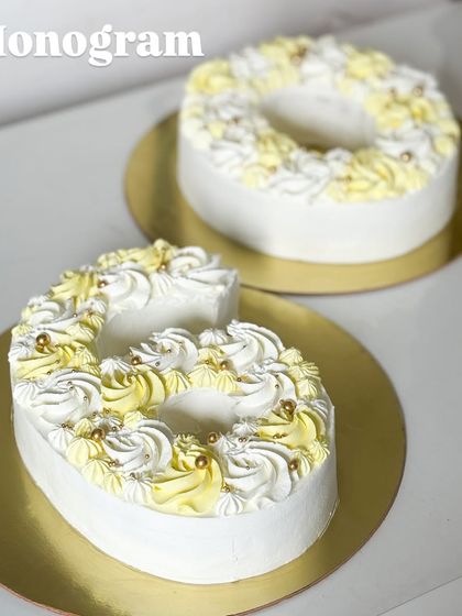 Personalized Monogram & Number Cakes photo 5