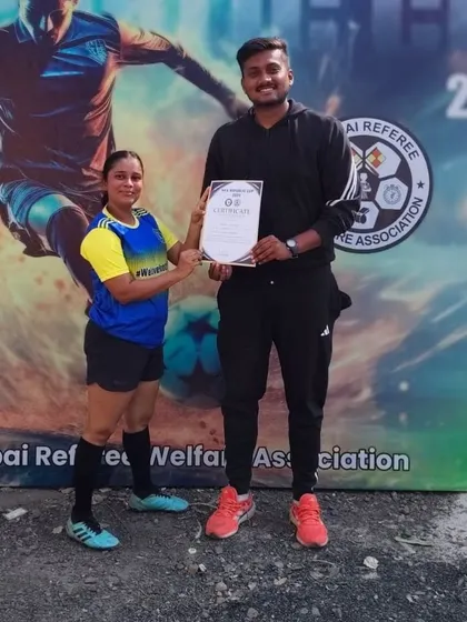 A proud moment for our Bravo Women's team, receiving their certificates at the MFA Republic Day Cup.