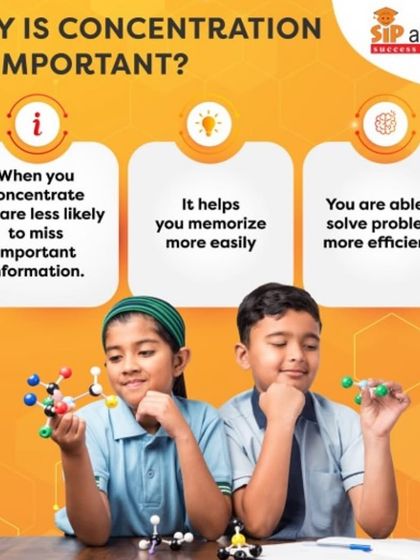 This visual explains why concentration is so important for learning. My abacus classes are specifically designed to improve a child's ability to focus, helping them memorize information and solve problems more efficiently.