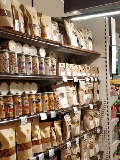 It brings me so much joy to see my homemade products on the shelves of a store. This shows my podis and snacks neatly arranged at a Food Hall outlet, making it easier for you to pick up your favourites whenever you like.
