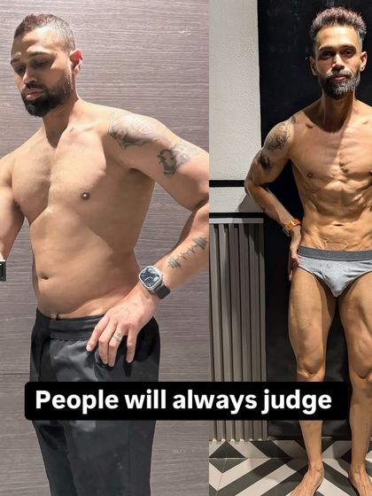 My own transformation from a bulkier physique to a shredded condition. I practice what I preach, and I understand the discipline required for fat loss because I live it.