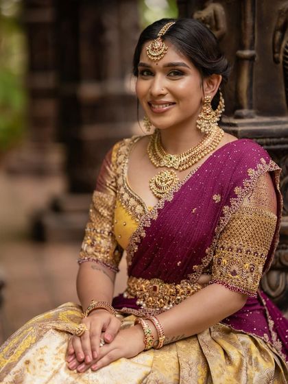 A happy, serene portrait.