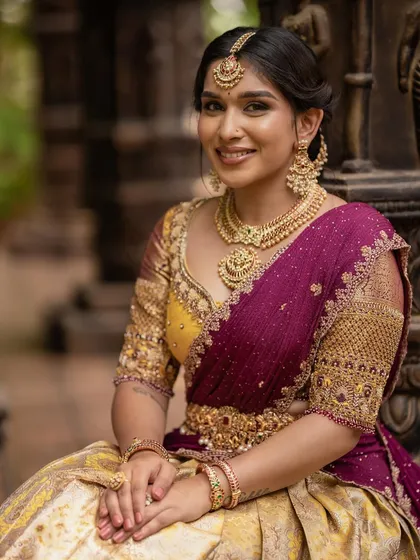 A happy, serene portrait.