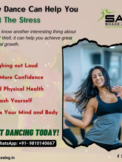 Dance is one of the best ways to beat stress. It allows you to laugh, build confidence, improve your physical health, and simply relax your mind and body.