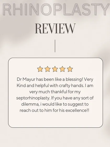 Nothing is more rewarding than a happy patient. This review highlights a successful septorhinoplasty, a procedure that corrects both the appearance of the nose and breathing issues from a deviated septum.