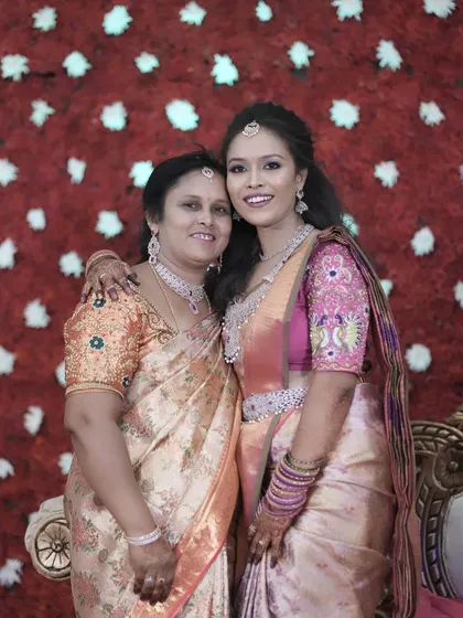 There is nothing more beautiful than seeing a mother and daughter getting ready together. I had the pleasure of doing the makeup for both of them, creating coordinated looks that let their individual beauty shine.