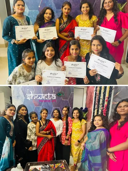 My students are my team. Here is a proud moment from our certificate day, celebrating the hard work and success of another batch of talented artists ready to start their professional journey.