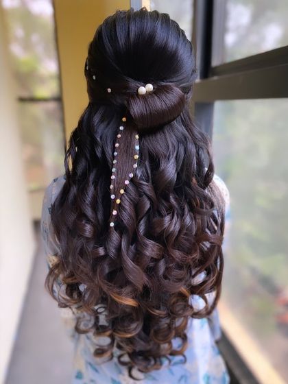 Shruthi - Bridal & Event Hairstyling Modern Styles for Sangeet & Receptions photo 68