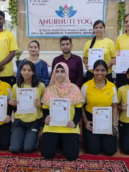 Another happy group of graduates from our yoga trainer program. Each student is now equipped with the skills to teach and empower others on their wellness journey, including specialized prenatal techniques.