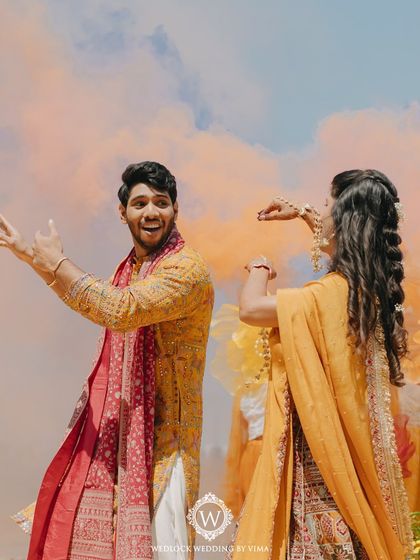 Wedlock Weddings - Full-Service Wedding Planning & Design Vibrant Haldi & Mehendi Ceremonies photo 19