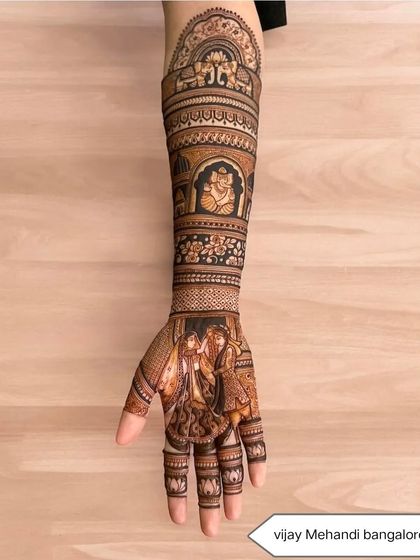 Vijay Singh - Bridal Mehndi Portrait & Storytelling Mehndi photo 20