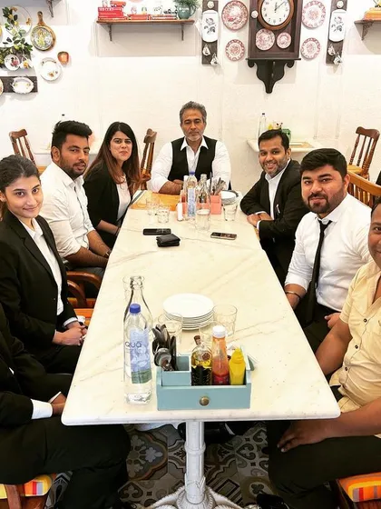 A successful legal practice is built on teamwork. Here I am with my team at Sankhla & Associates. We combine our diverse expertise to tackle complex cases, ensuring that every client benefits from our collective knowledge and strategic approach.