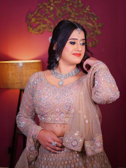 A lovely portrait that captures a natural and elegant expression.