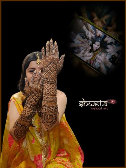 Royal Bridal Mehendi (Hands & Arms) photo 27