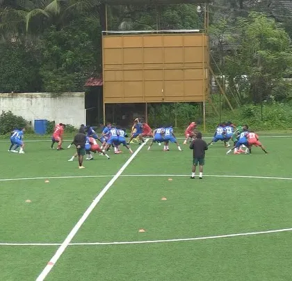A look at our on-field S&C work with the FC Goa reserves during their pre-season. We incorporate chaotic activation drills, injury prevention exercises like banded deceleration, and partner resistance work to prepare the team for the demands of their sport.