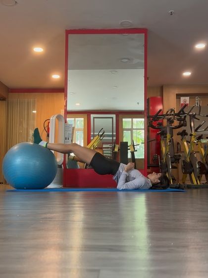 The stability ball hamstring curl is another excellent exercise for strengthening the posterior chain. Strong hamstrings are crucial for a powerful stride and preventing strains.