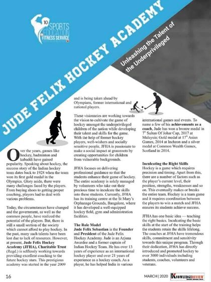 Jude Felix Hockey Academy - Hockey Summer Camps Our Legacy & Achievements photo 7