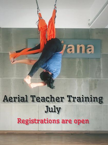 Registrations are open for our July Aerial Teacher Training. A great opportunity to deepen your practice and learn to teach.