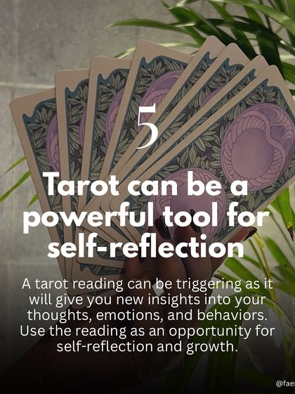 Tarot can be a powerful tool for self-reflection. A reading can sometimes be triggering as it brings new insights into your thoughts and behaviors. I encourage you to use it as an opportunity for personal growth.