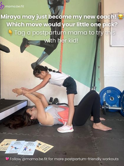 Miraya may just become my new coach! Involving your kids in your workout makes it fun and shows them the importance of movement.