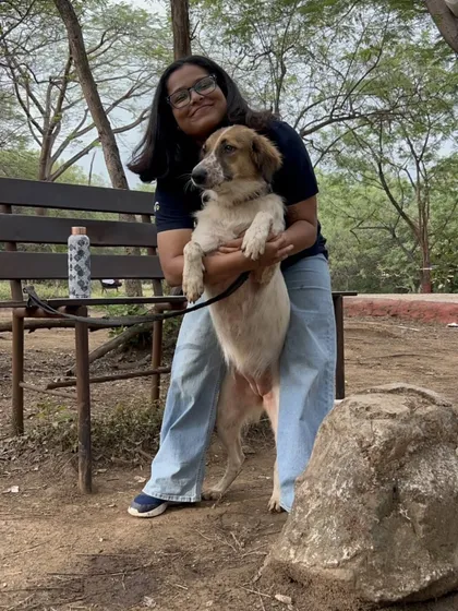 A moment of pure trust and happiness with a furry friend during an outdoor session. Building this kind of connection is my first priority, as a dog that feels safe and loved is a dog that is ready to learn and listen.