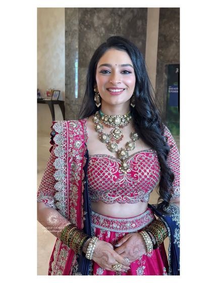 Geethanjali Venkatesh - Special Occasion Makeup Regal Reception & Sangeet Glam photo 19