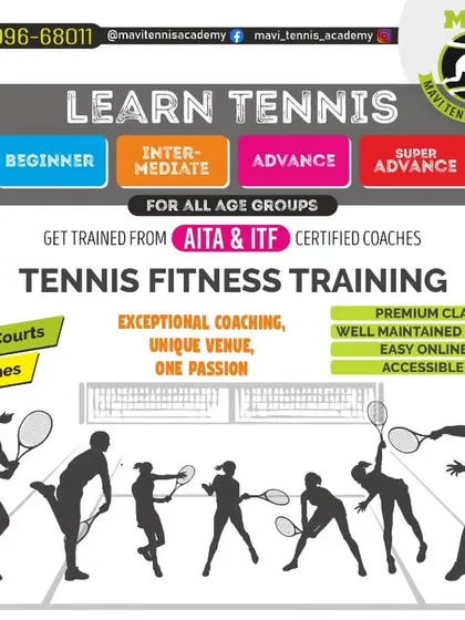 We offer comprehensive tennis training for all age groups, from beginner to super-advance levels. Our facility includes 12 professional clay courts and coaching from AITA & ITF certified professionals.
