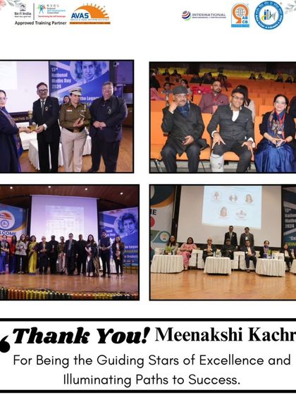 We thank Ms. Meenakshi Kachroo Chatta of College Board for being a panelist at our National Maths Day event at IIT Delhi. Her global vision enriches our perspective on education.