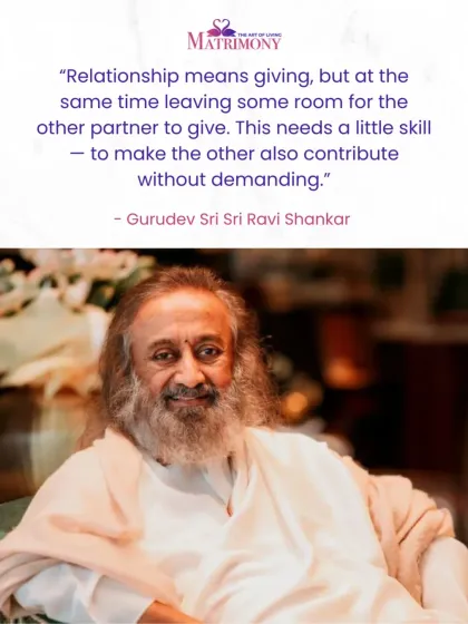 Art Of Living Matrimony - Matrimony & Matchmaking Wisdom for the Path: Guidance from Gurudev photo 16