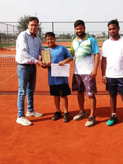 The first of many singles titles. A great win at the Championship Series in Chandigarh.