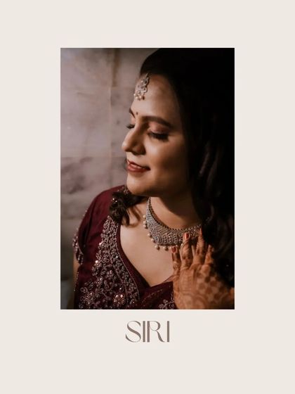 A soft and gentle portrait of the bride on her big day. The simple composition and her serene expression highlight her natural beauty.