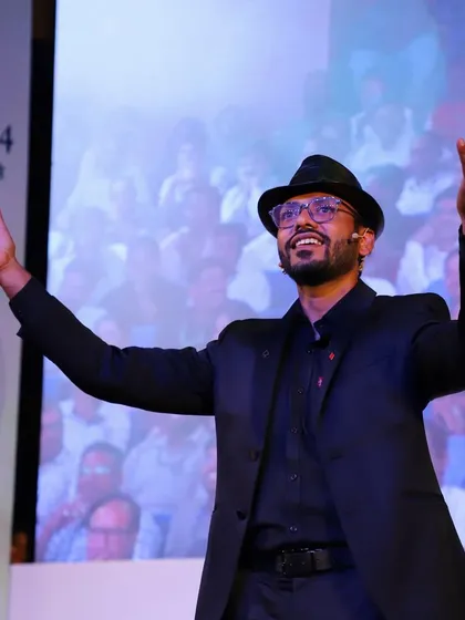 The moment of revelation on stage. It's not just about the trick, but about the storytelling and showmanship that captures the entire audience's attention.