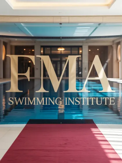 We celebrate our new partnerships with the style and professionalism they deserve. This image from a launch event showcases the premium environment we operate in, managing high-end indoor pools for our clients.