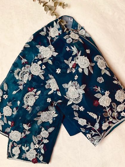 Blouse House by Mahitha Prasad - Custom Blouse Design & Embroidery The Velvet & Brocade Collection: A Royal Affair photo 26