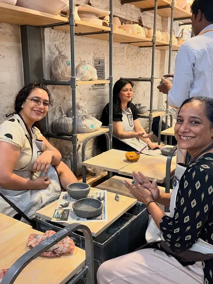 So much joy in one room. Our Mother's Day "Family of Bowls" workshop was all about creating handmade memories and celebrating with love and clay.