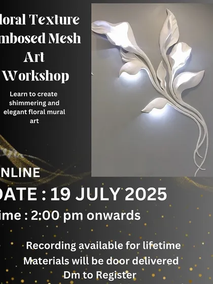 This is it. The stunning, glowing 3D floral art you'll create and hang in your own home. I'll guide you through every step to make this masterpiece, complete with built-in lights for that extra touch of luxury.